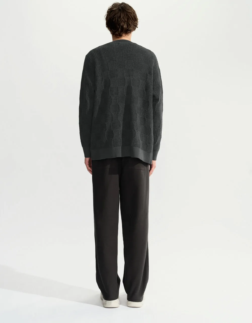 V-Neck Knitted Cardigan sold by Urban Revivo product image thumbnail 4