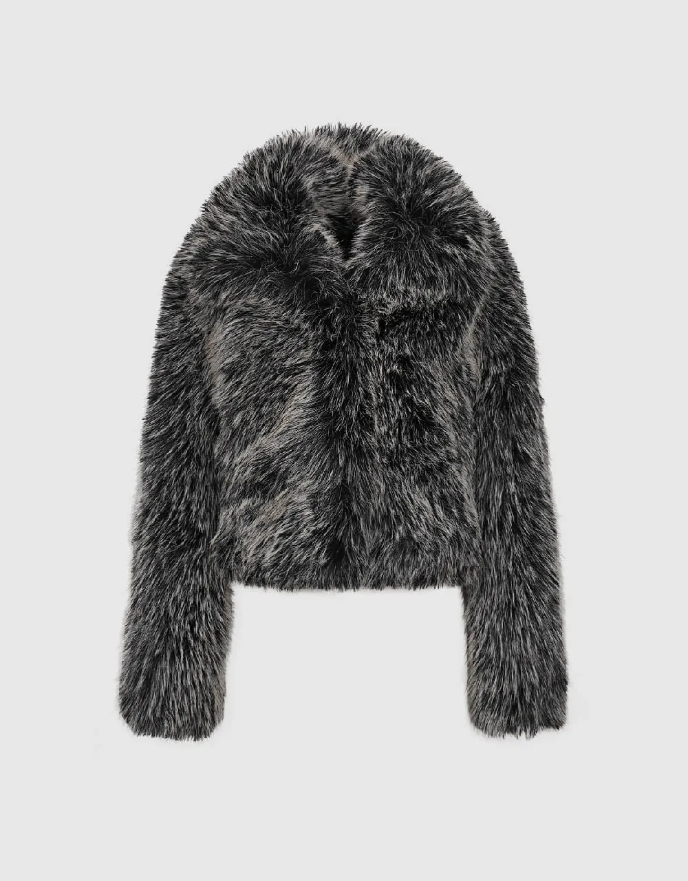 Faux Fur Straight Jacket sold by Urban Revivo product image thumbnail 2