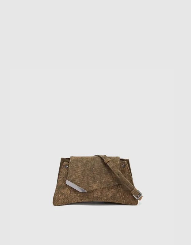 Flip Front Vegan Leather Crossbody Bag sold by Urban Revivo