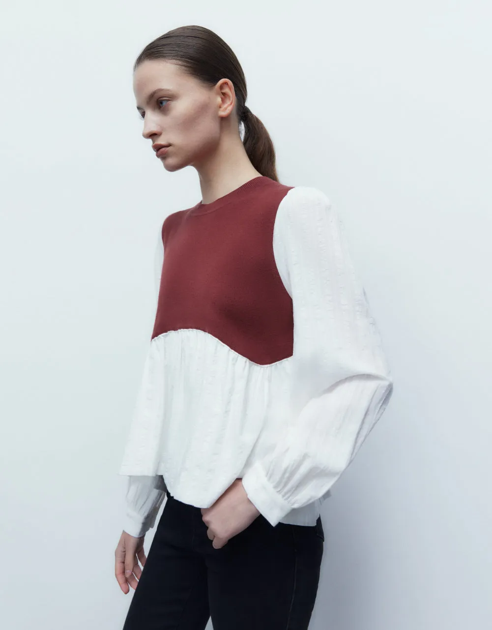 2 In 1 Knitted T-Shirt sold by Urban Revivo product image thumbnail 3