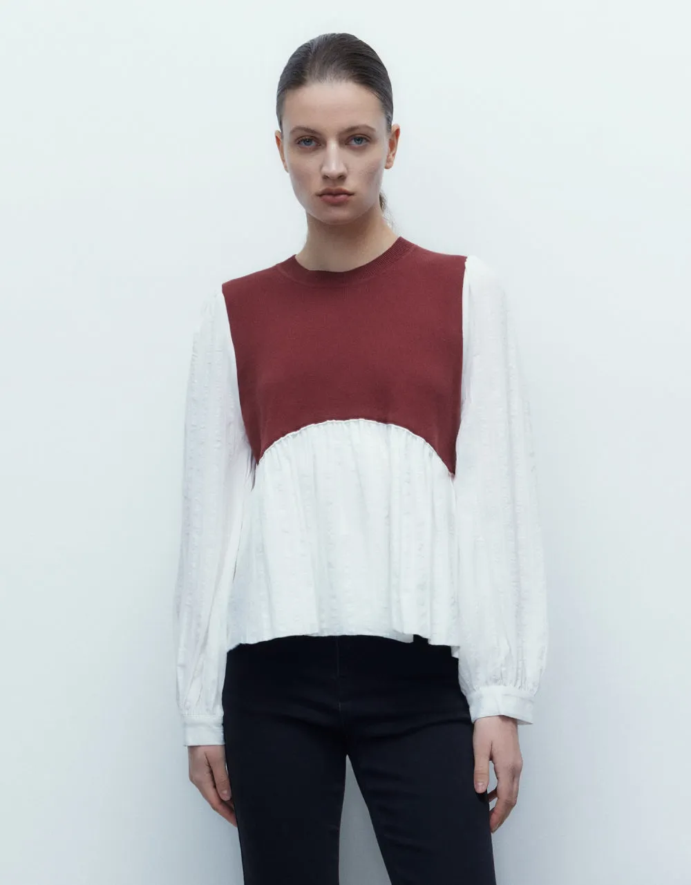 2 In 1 Knitted T-Shirt sold by Urban Revivo