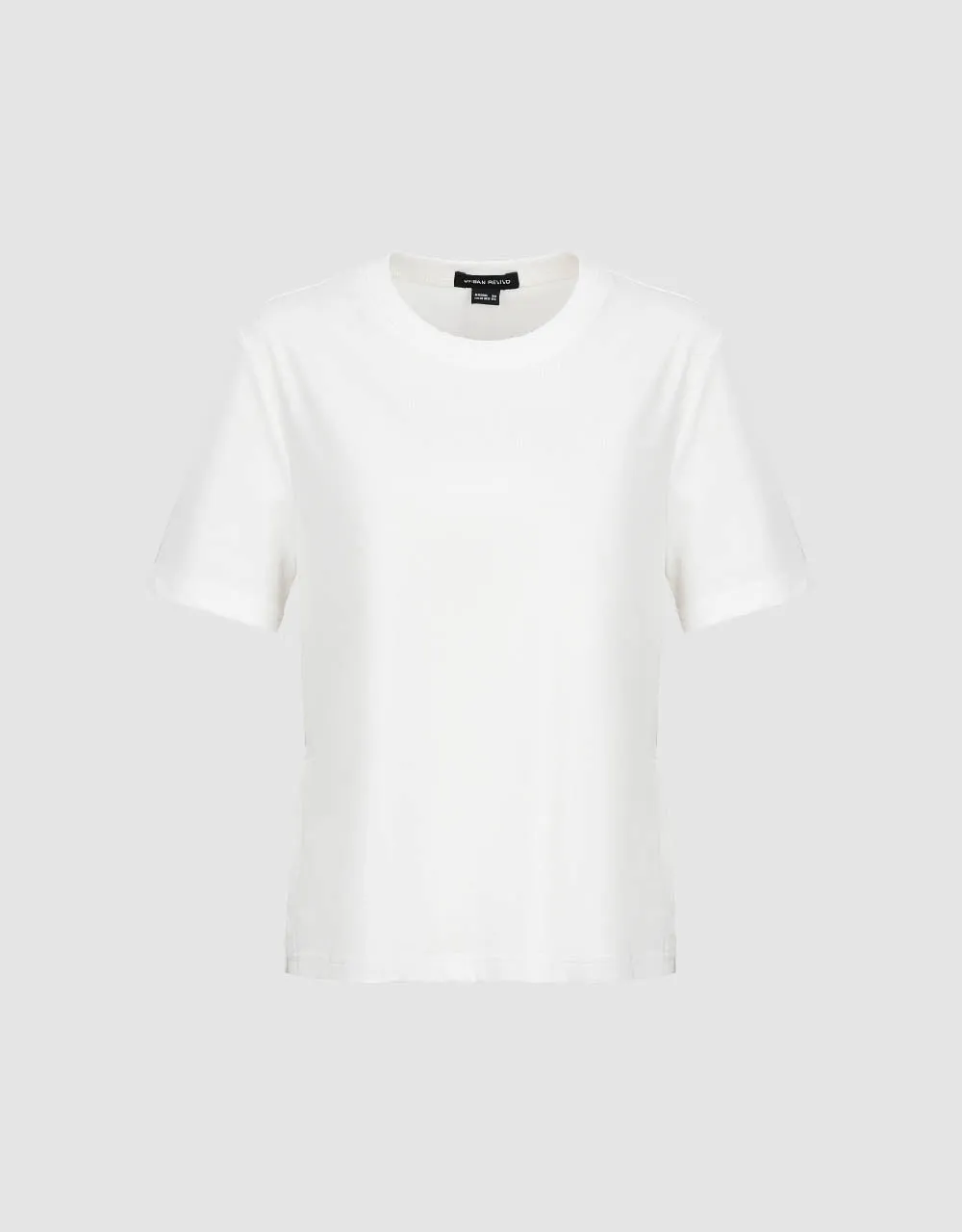 Striped Crew Neck Straight T-Shirt sold by Urban Revivo product image thumbnail 2