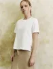 Striped Crew Neck Straight T-Shirt sold by Urban Revivo