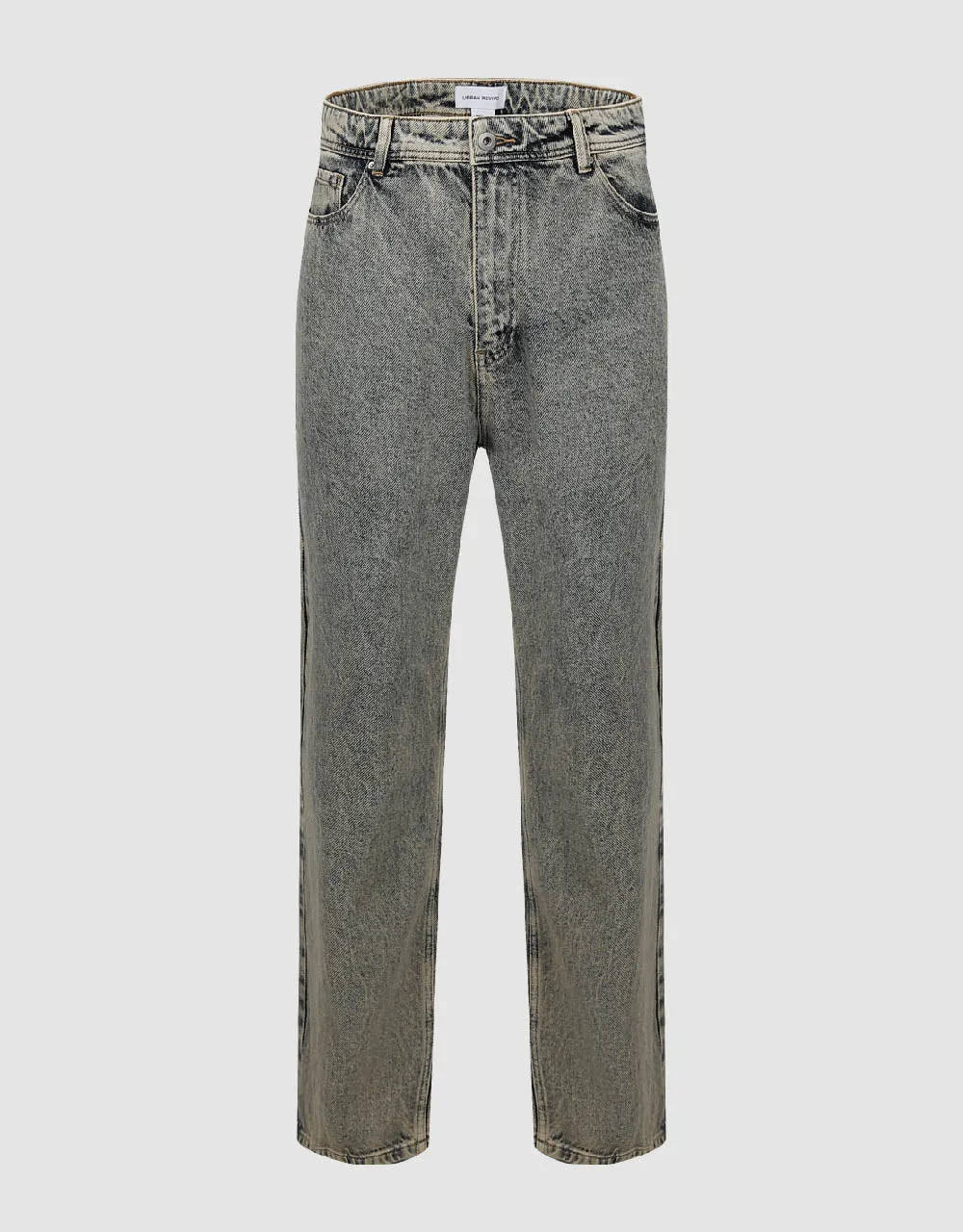 Aged Straight Jeans sold by Urban Revivo