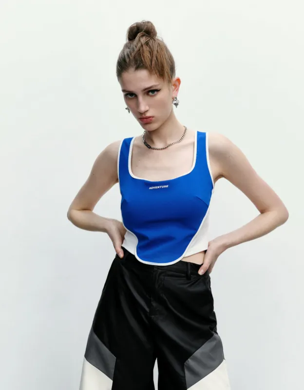 Square-cut Collar Cami Top made by Urban Revivo