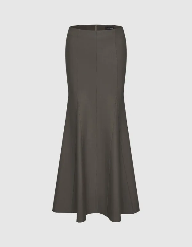 Knitted Fishtail Skirt sold by Urban Revivo