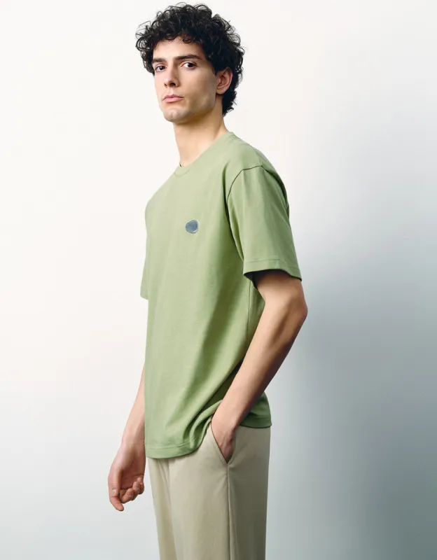 Crew Neck Straight T-Shirt sold by Urban Revivo