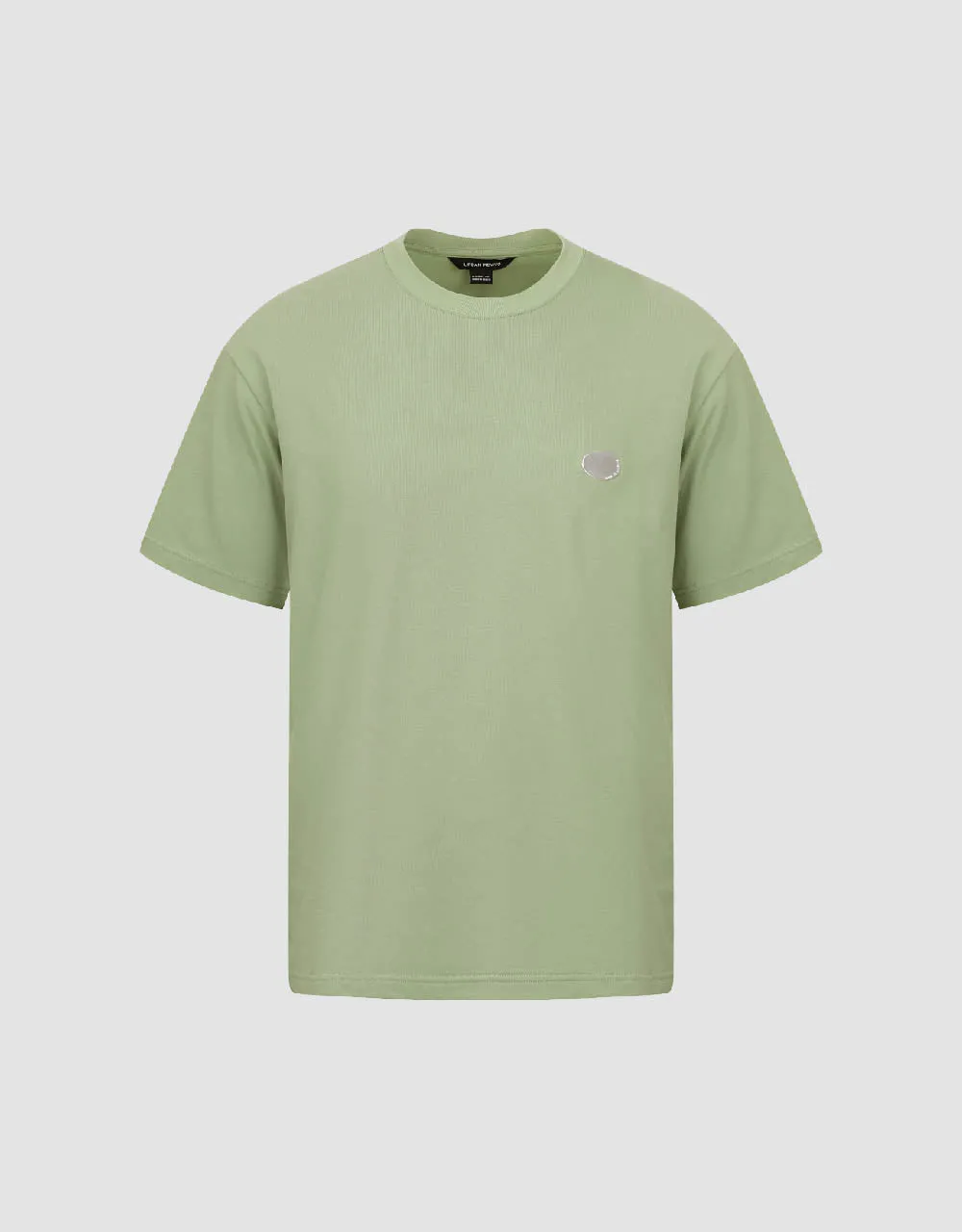 Crew Neck Straight T-Shirt sold by Urban Revivo product image thumbnail 2