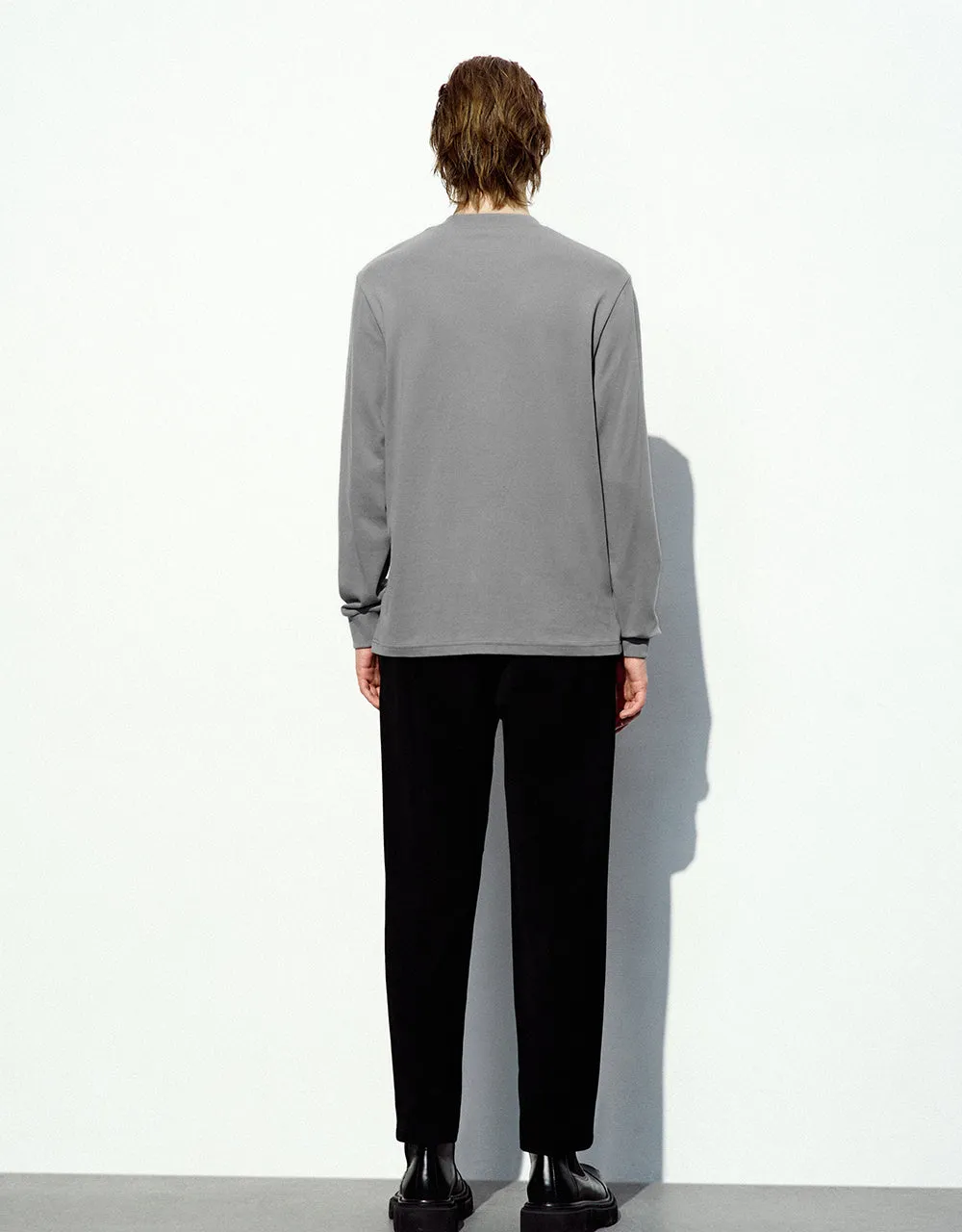 Crew Neck Straight Sweatshirt sold by Urban Revivo product image thumbnail 5