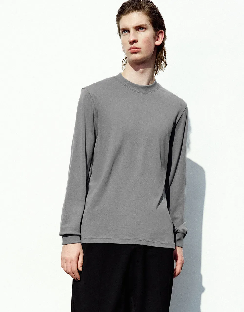 Crew Neck Straight Sweatshirt sold by Urban Revivo product image thumbnail 3