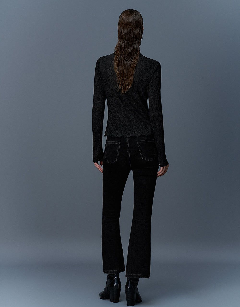 Turtle Neck Skinny Knitted T-Shirt sold by Urban Revivo product image thumbnail 4