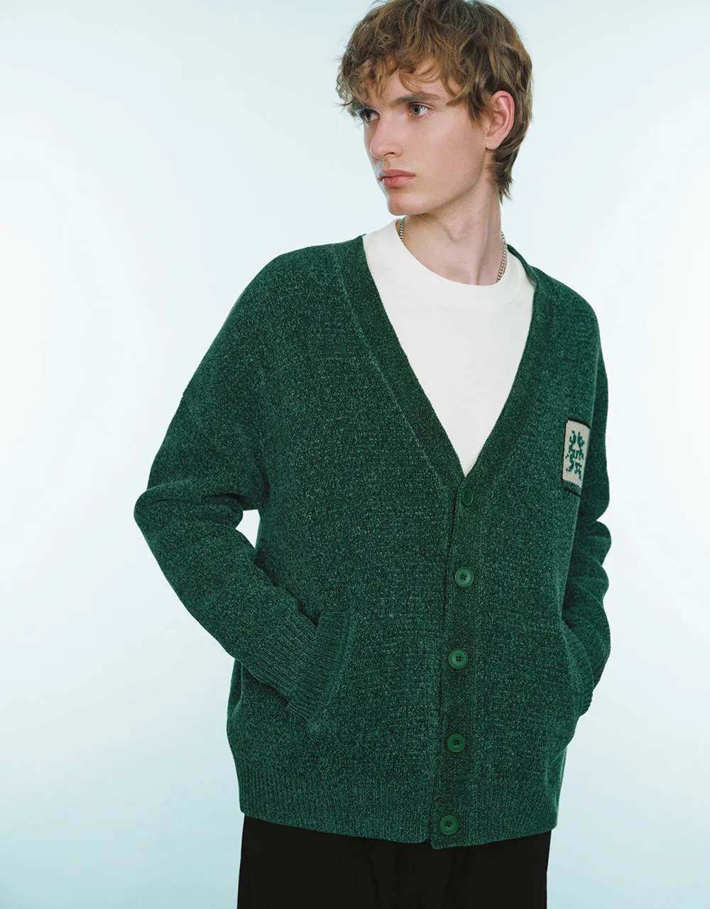 Mahjong Embroidered Knitted Cardigan sold by Urban Revivo product image thumbnail 2