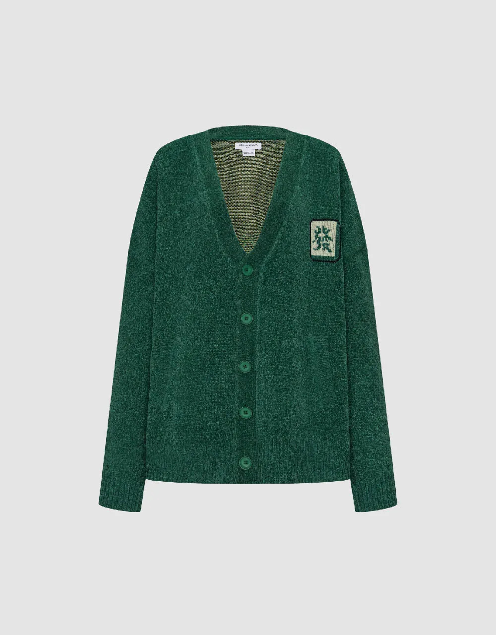 Mahjong Embroidered Knitted Cardigan sold by Urban Revivo product image thumbnail 5