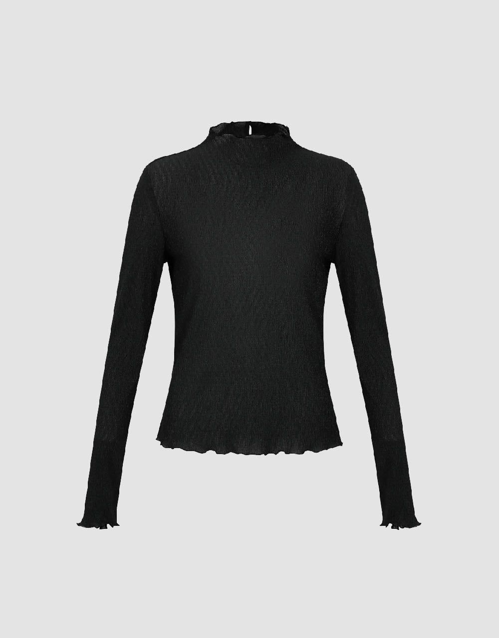 Turtle Neck Skinny Knitted T-Shirt sold by Urban Revivo product image thumbnail 3