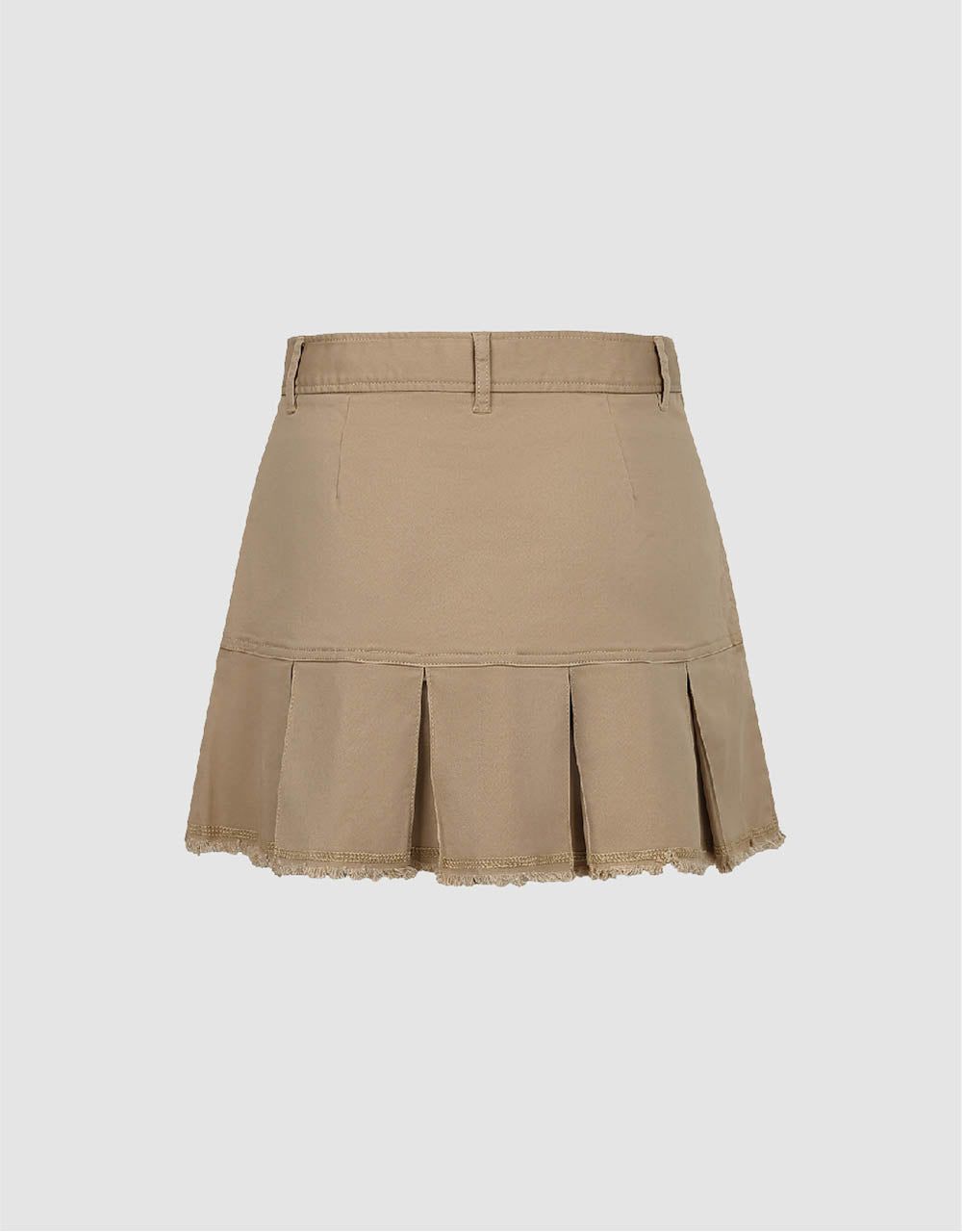Raw Hem Mini A-Line Skirt sold by Urban Revivo product image thumbnail 3
