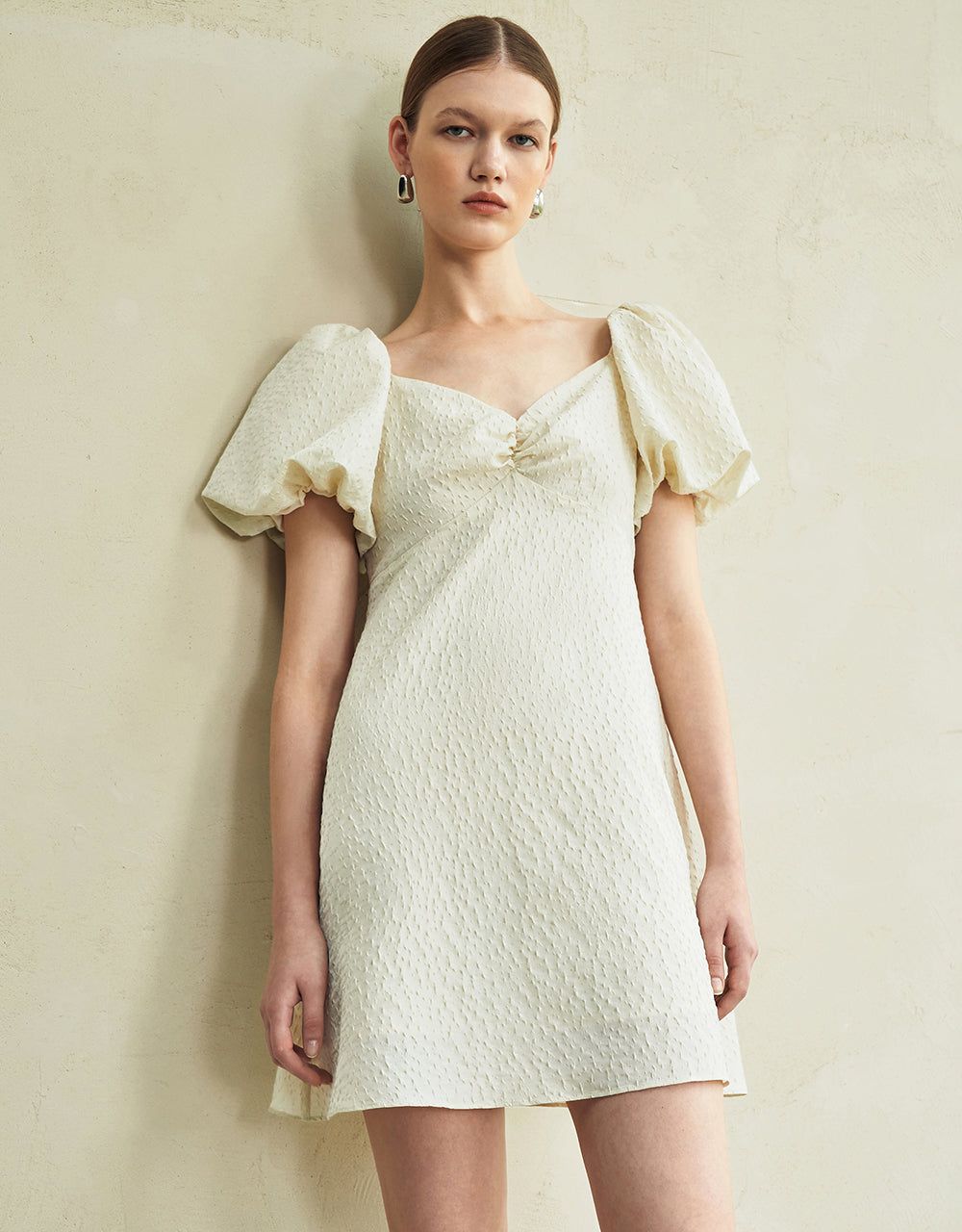 Scale Textured Skater Dress sold by Urban Revivo product image thumbnail 3