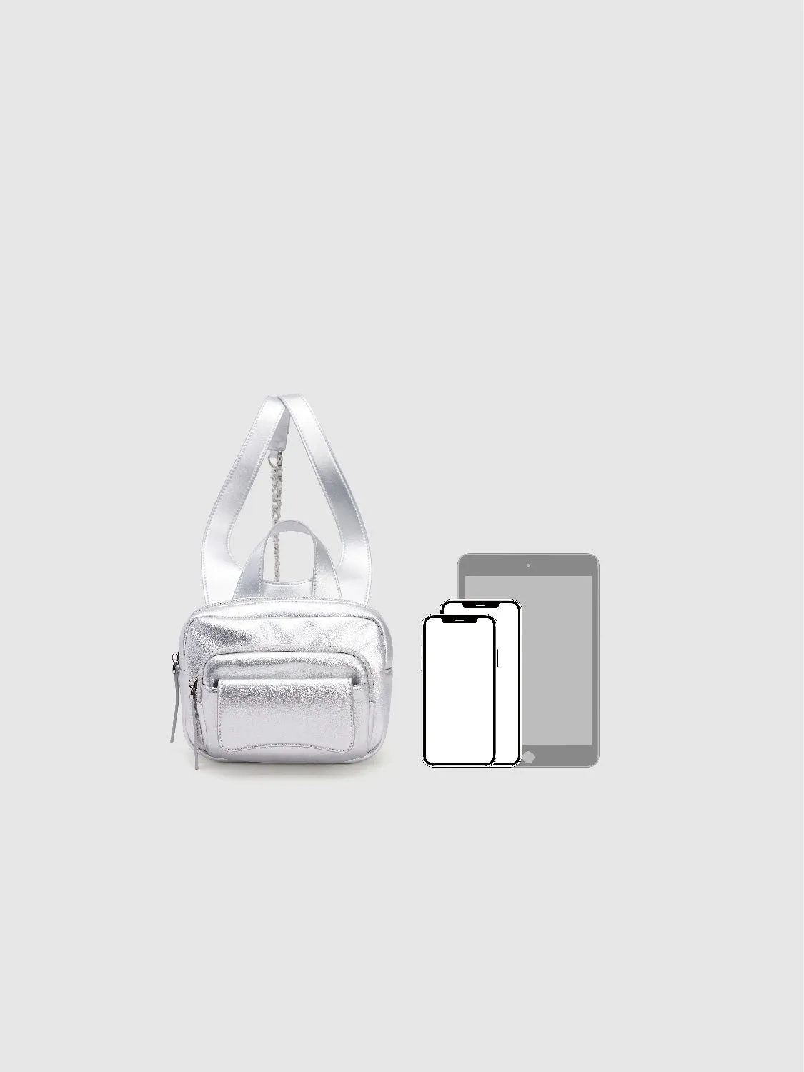 Vegan Leather Mini Backpack sold by Urban Revivo product image thumbnail 2