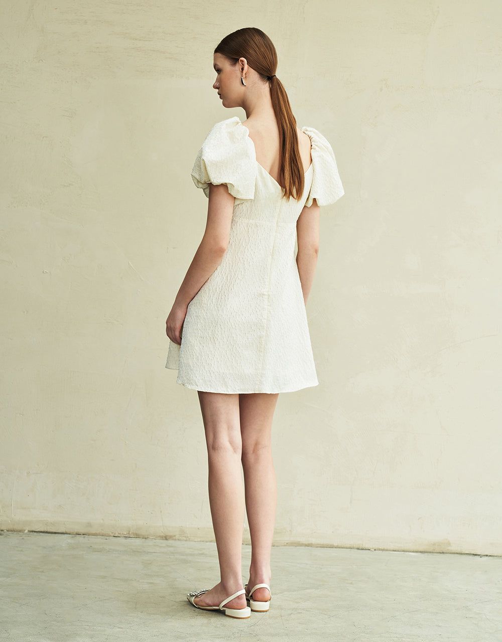 Scale Textured Skater Dress sold by Urban Revivo product image thumbnail 4