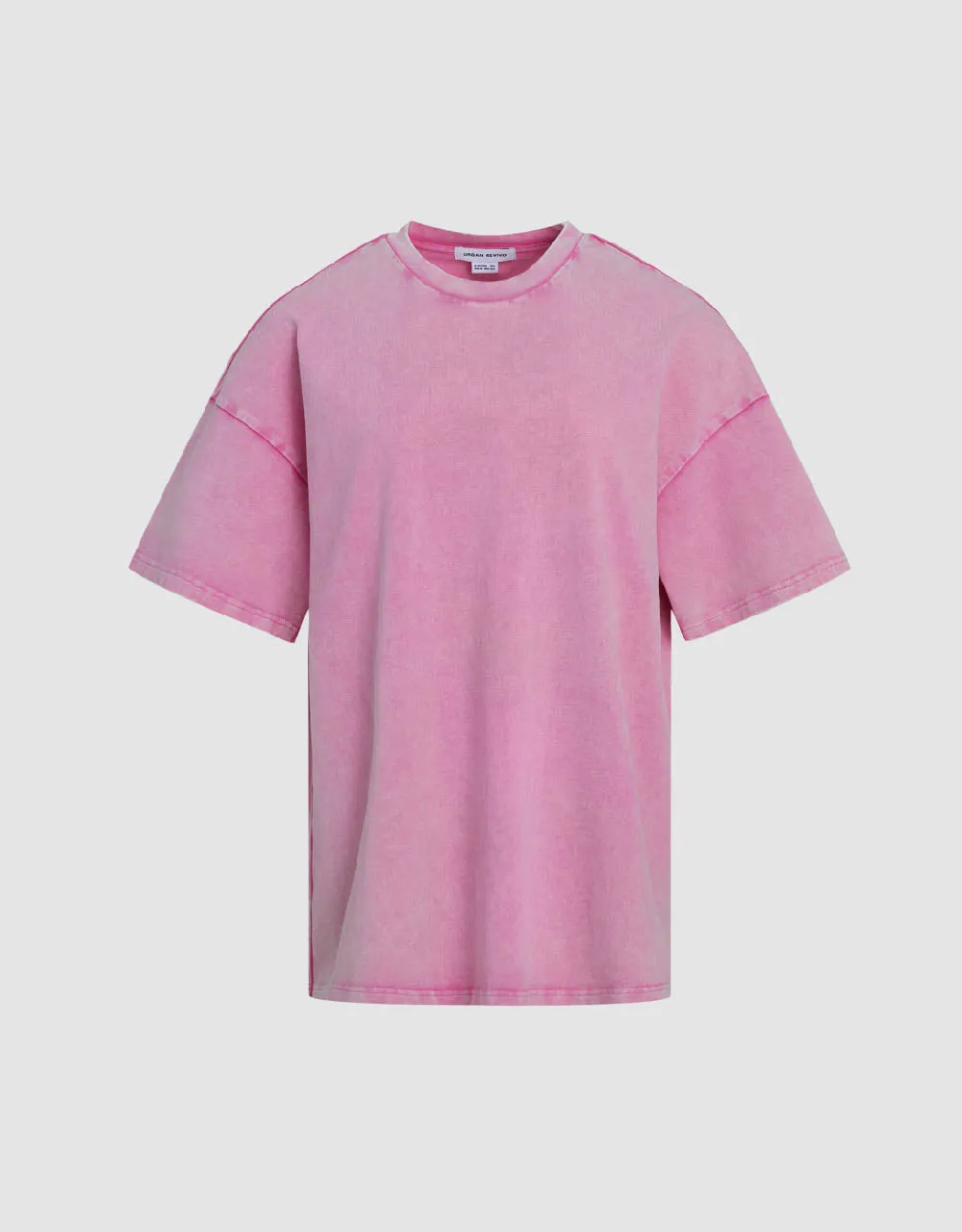 Crew Neck Loose T-Shirt sold by Urban Revivo