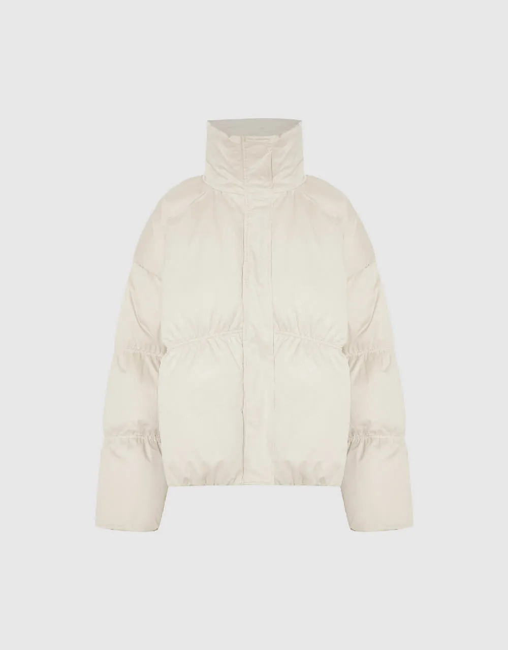 Stand Collar Puffer Jacket sold by Urban Revivo product image thumbnail 2
