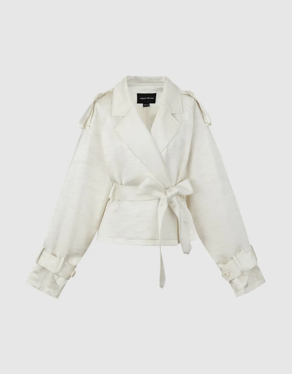Notch Lapel Straight Jacket sold by Urban Revivo product image thumbnail 2