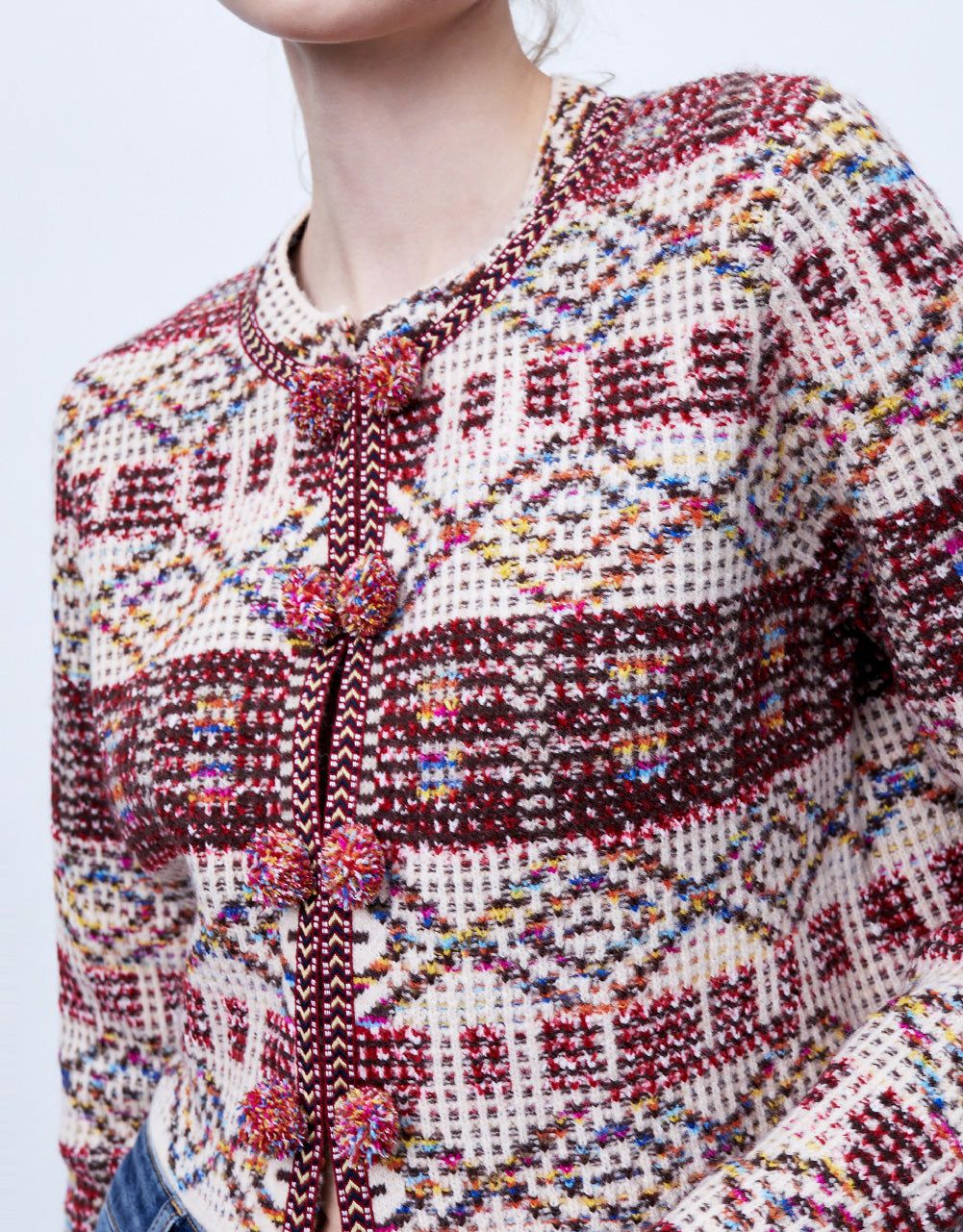 Crochet Knitted Cardigan sold by Urban Revivo product image thumbnail 4