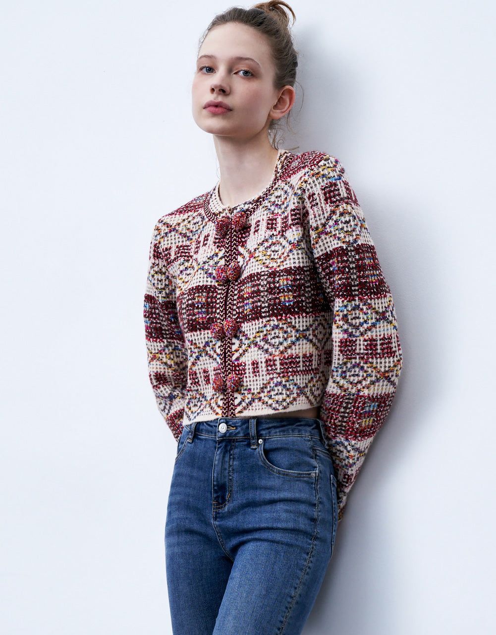 Crochet Knitted Cardigan sold by Urban Revivo product image thumbnail 2