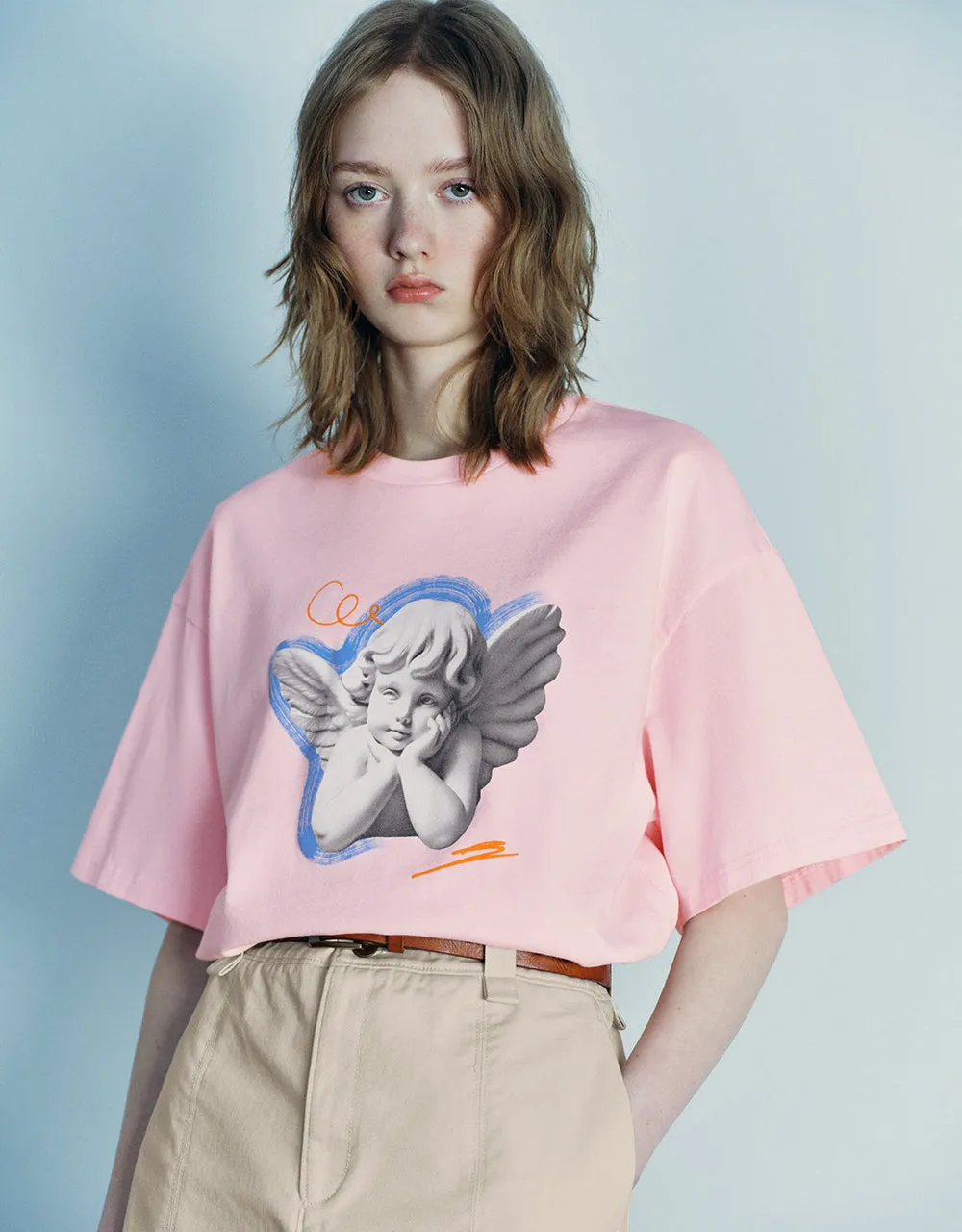 Printed Crew Neck T-Shirt sold by Urban Revivo