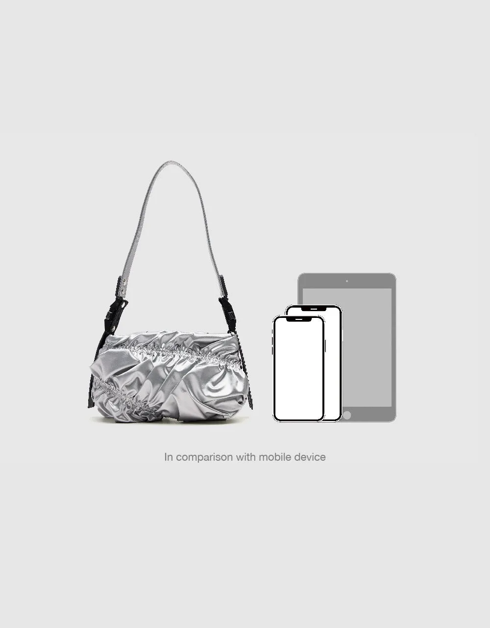 Ruched Shoulder Bag sold by Urban Revivo product image thumbnail 2