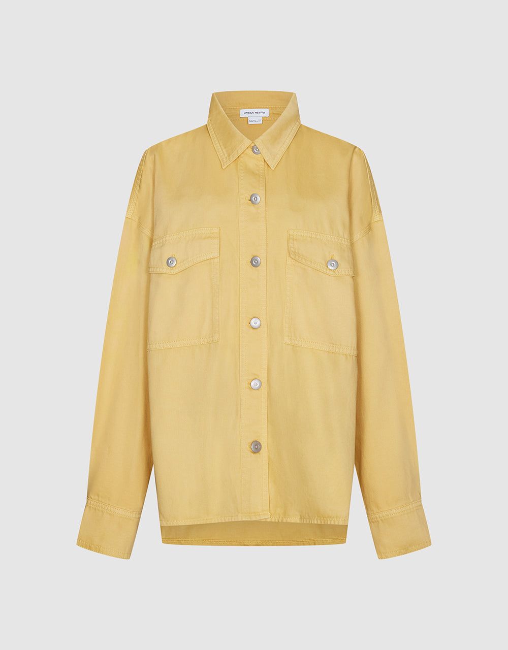 Button Up Denim Shirt sold by Urban Revivo product image thumbnail 2