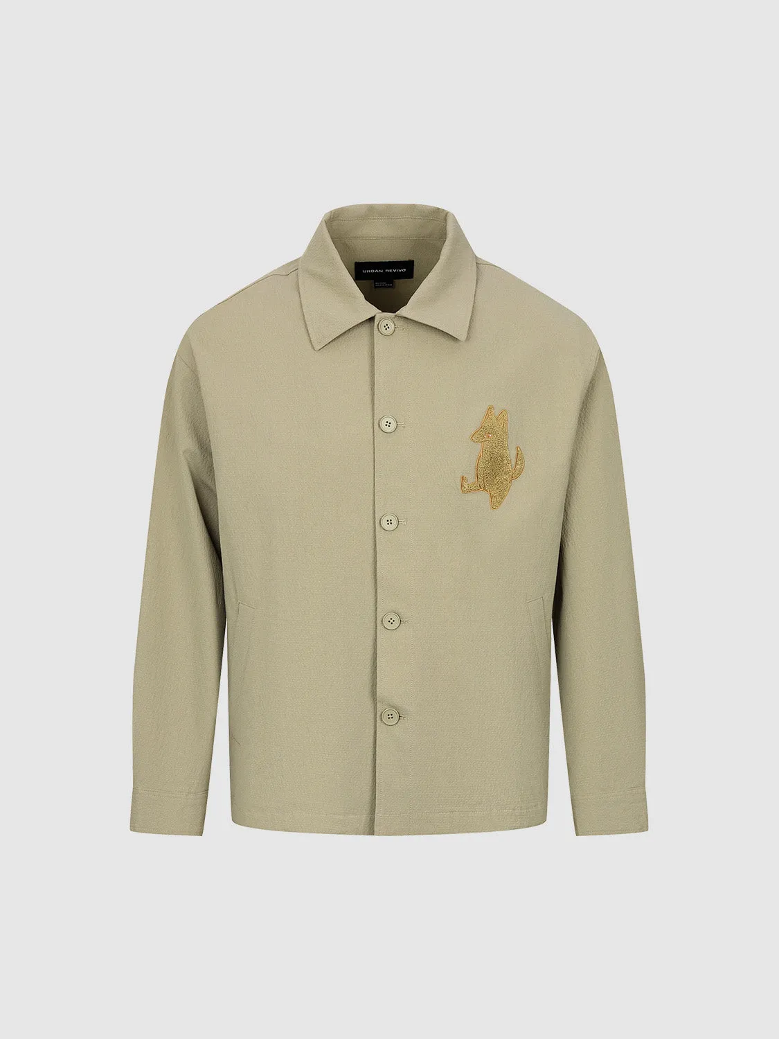 Button Up Oversized Jacket sold by Urban Revivo product image thumbnail 2