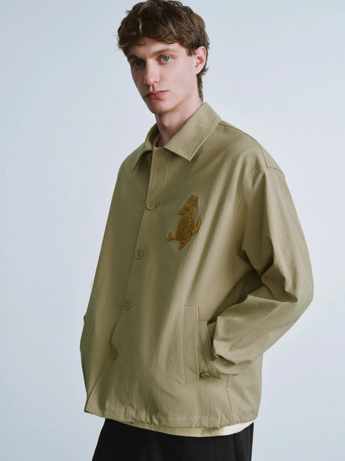 Button Up Oversized Jacket sold by Urban Revivo product image thumbnail 3