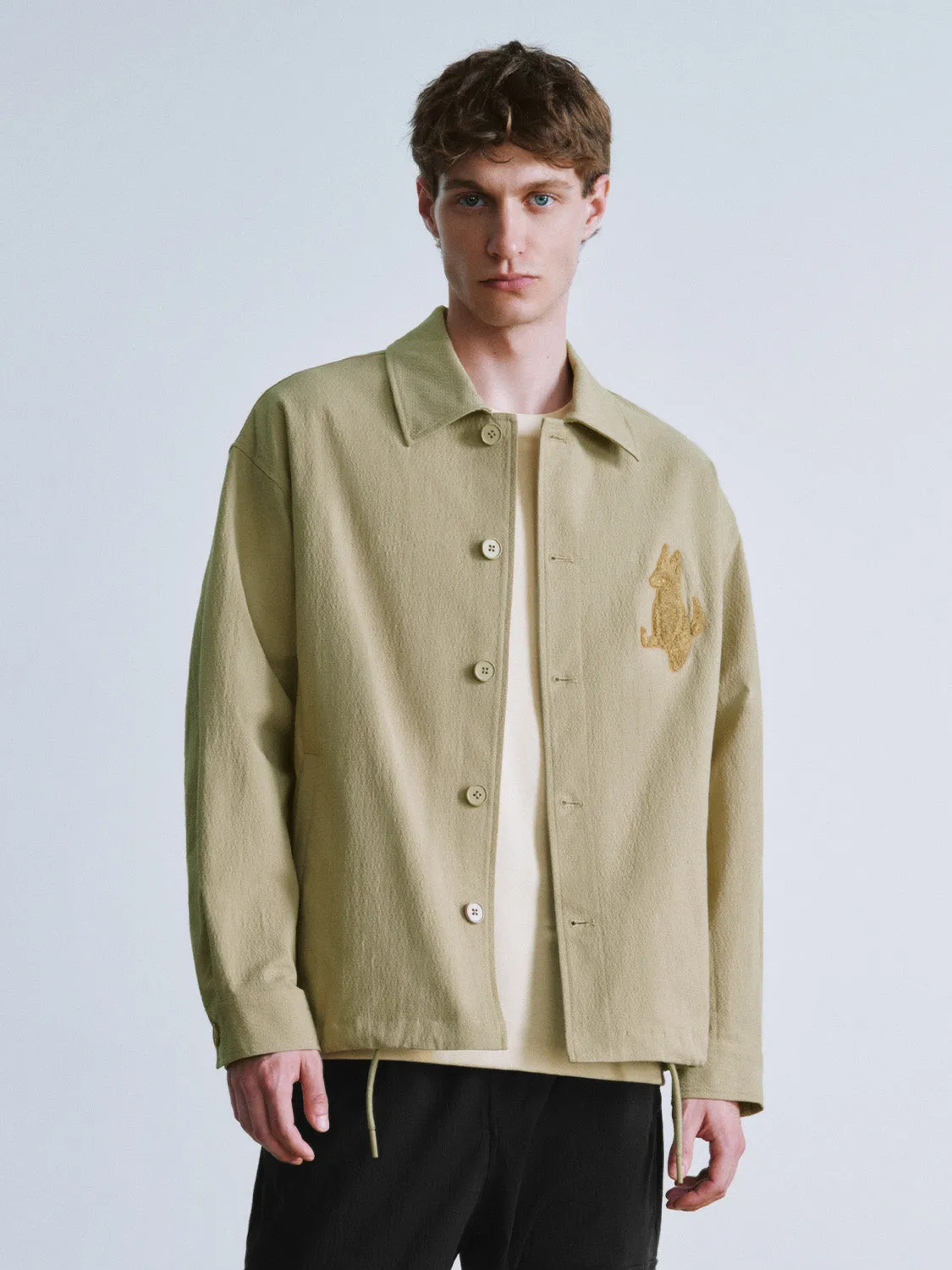 Button Up Oversized Jacket sold by Urban Revivo