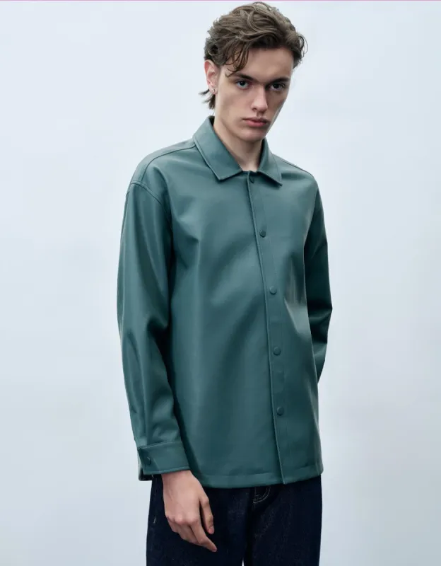 Vegan Leather Jacket sold by Urban Revivo