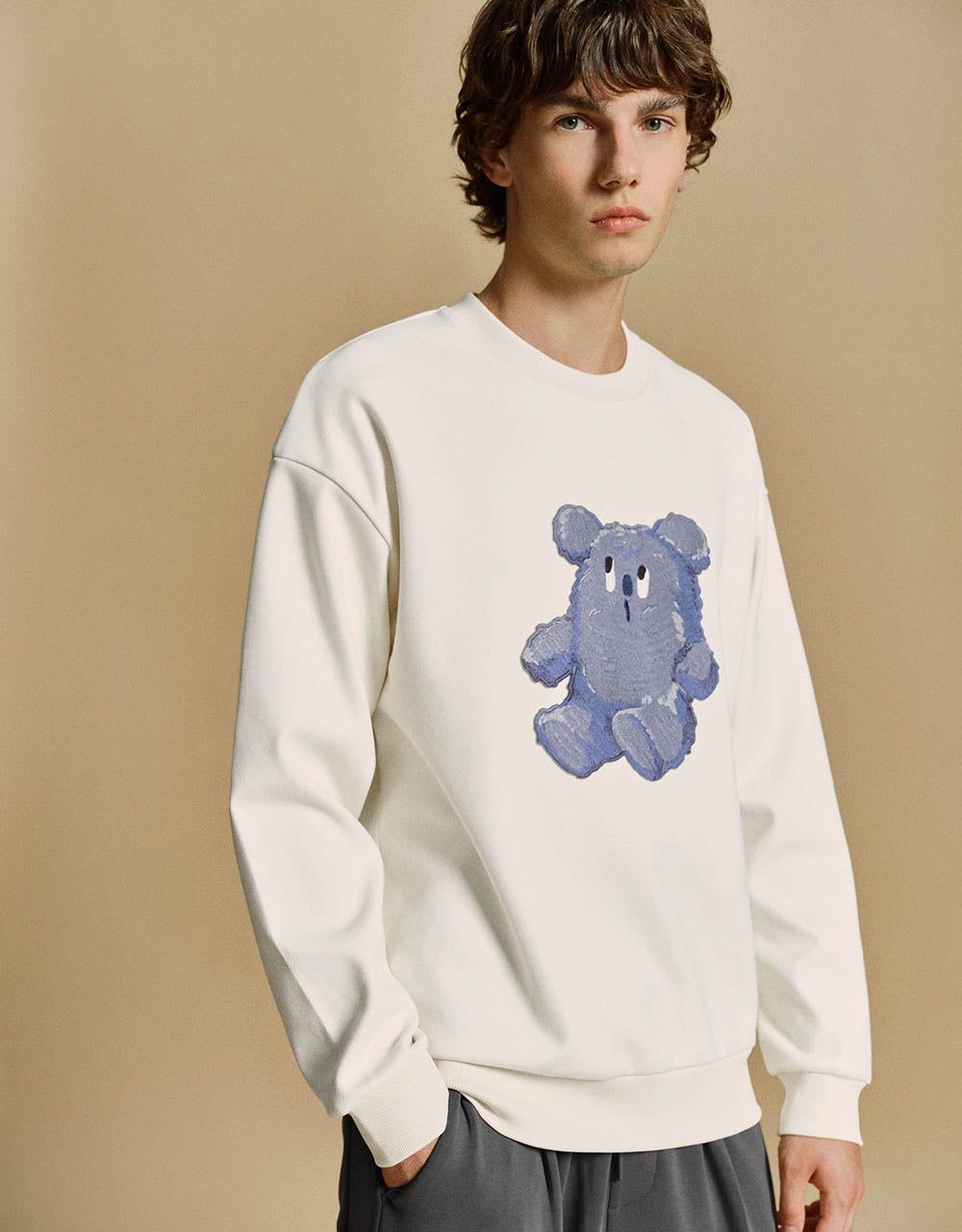 Little Monster Printed Crew Neck Sweatshirt sold by Urban Revivo product image thumbnail 2
