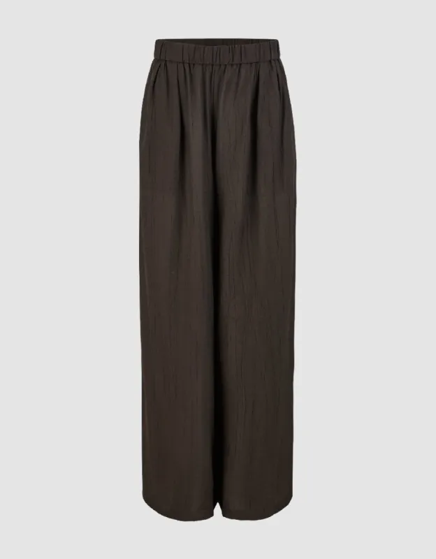 Elastic Waist Wide-Leg Pants sold by Urban Revivo
