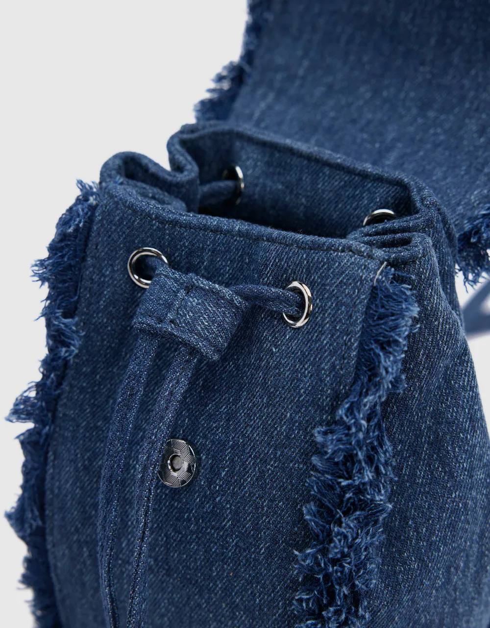 Denim Mini Backpack sold by Urban Revivo product image thumbnail 4