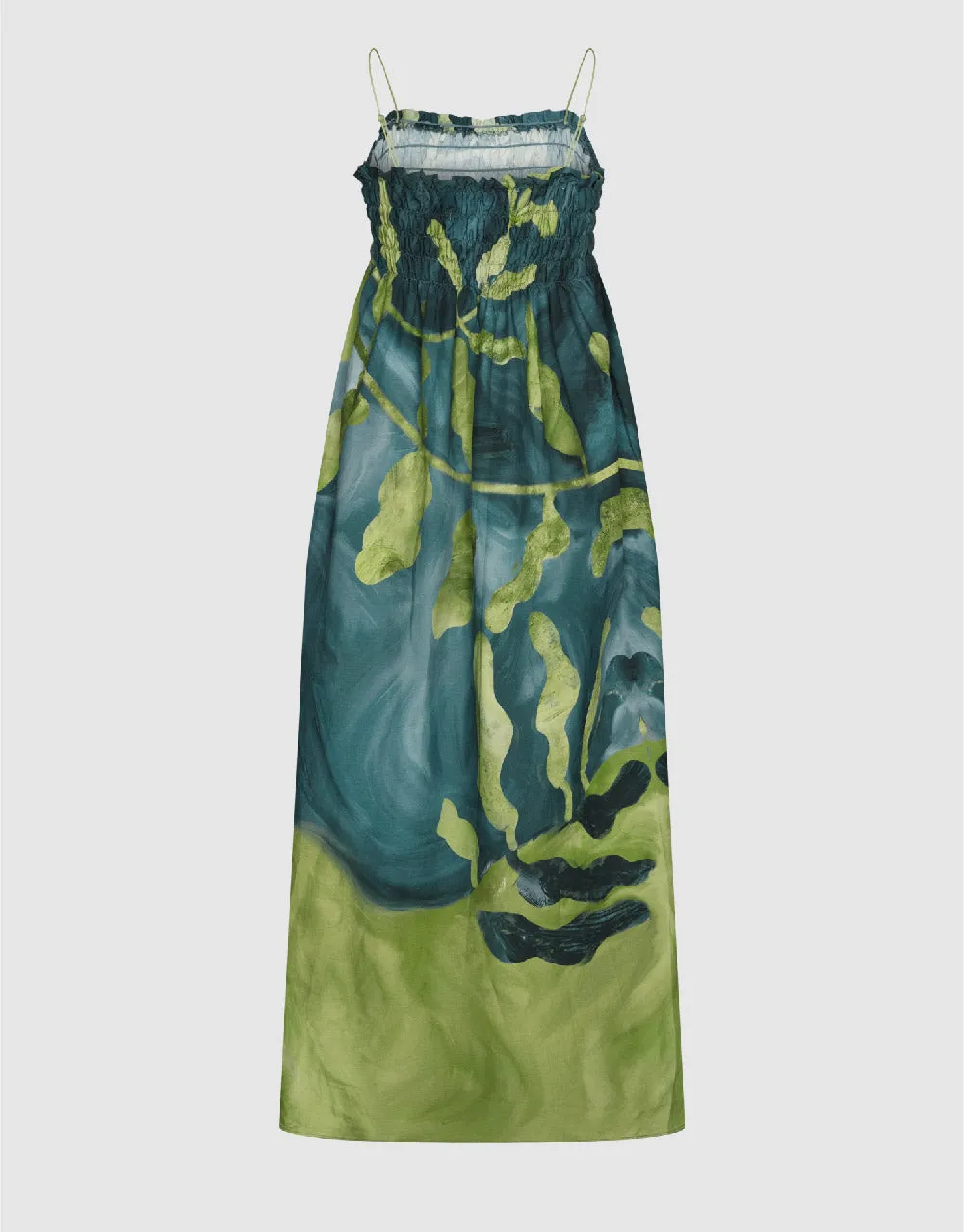 Printed Sleeveless Off-Shoulder A-Line Dress sold by Urban Revivo product image thumbnail 5