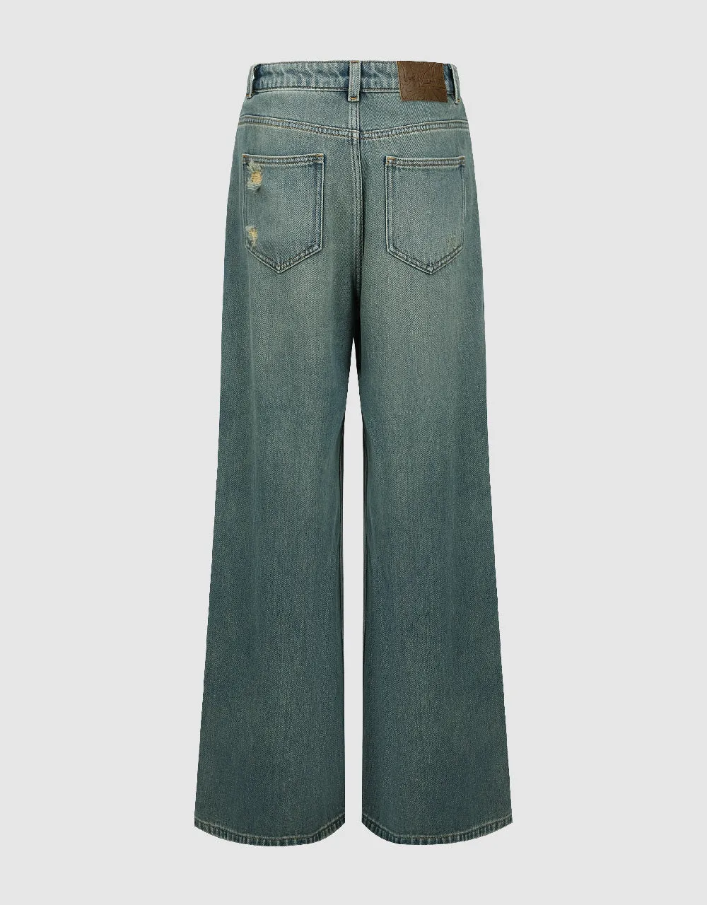 Wide-Leg Jeans With Belt sold by Urban Revivo product image thumbnail 2