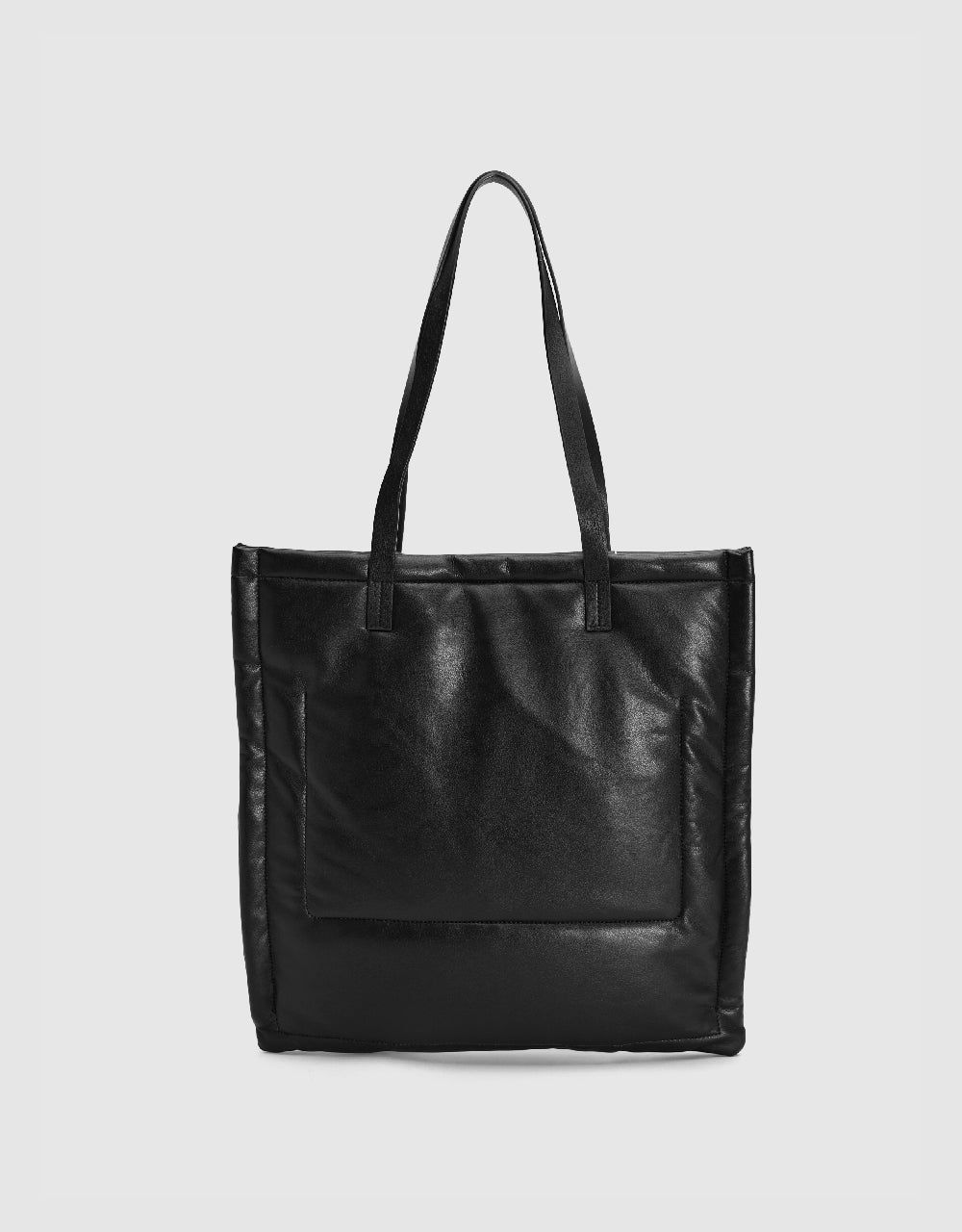 Vegan Leather Tote Bag sold by Urban Revivo product image thumbnail 4