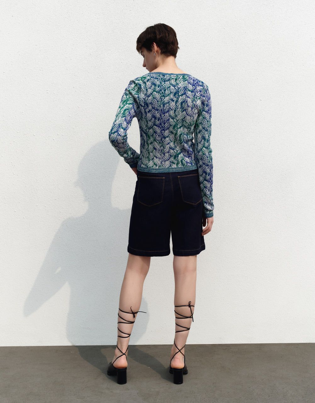 V-Neck Knitted Cardigan sold by Urban Revivo product image thumbnail 4