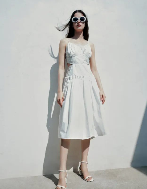 Ruched Cami Skater Dress sold by Urban Revivo