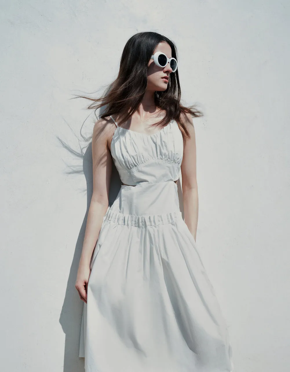 Ruched Cami Skater Dress sold by Urban Revivo product image thumbnail 5