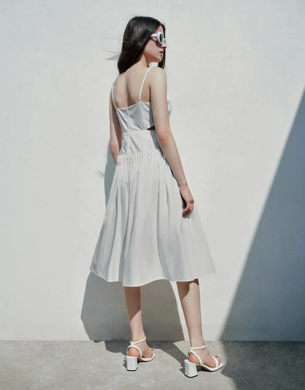 Ruched Cami Skater Dress sold by Urban Revivo product image thumbnail 4