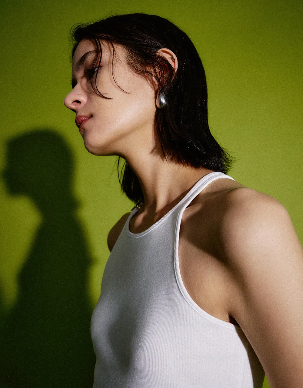 Crew Neck Knitted Tank Top sold by Urban Revivo product image thumbnail 4