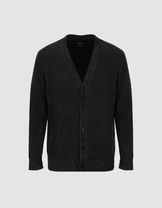 V-Neck Knitted Cardigan sold by Urban Revivo