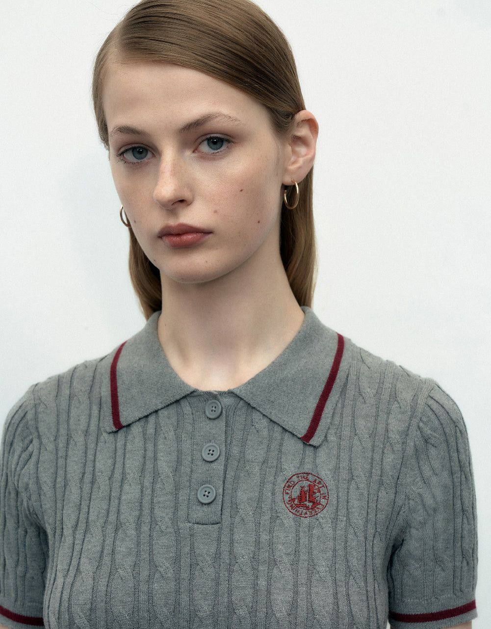 Rib Knitted Polo Dress sold by Urban Revivo product image thumbnail 4