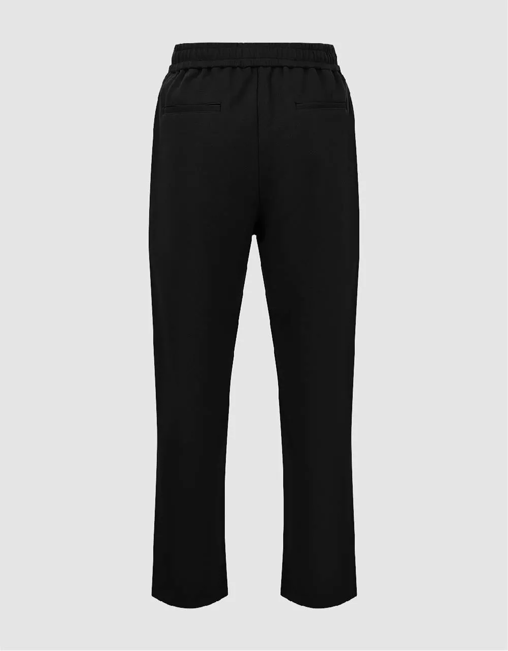 Drawstring Waist Knitted Carrot Fit Pants sold by Urban Revivo product image thumbnail 3