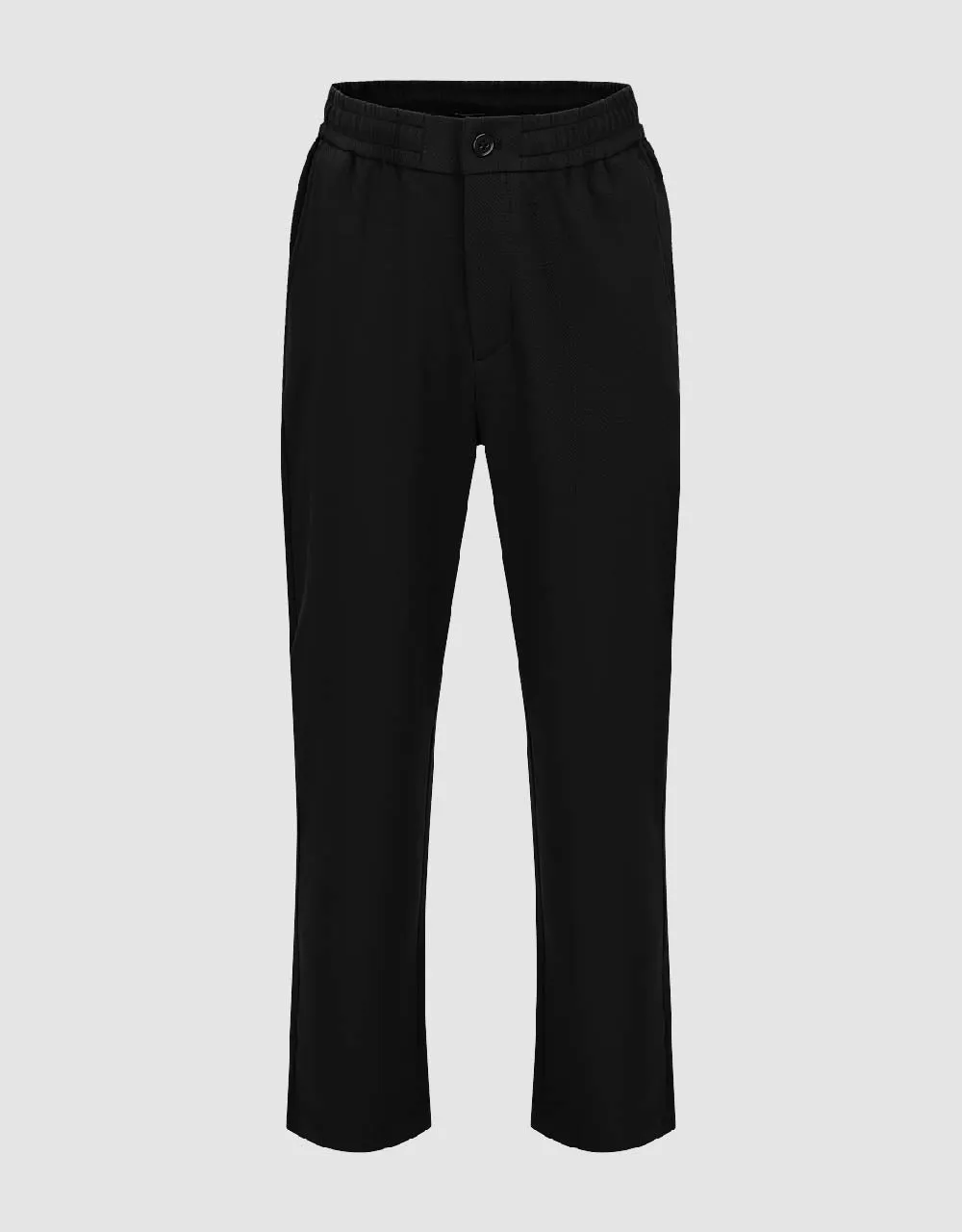Drawstring Waist Knitted Carrot Fit Pants sold by Urban Revivo