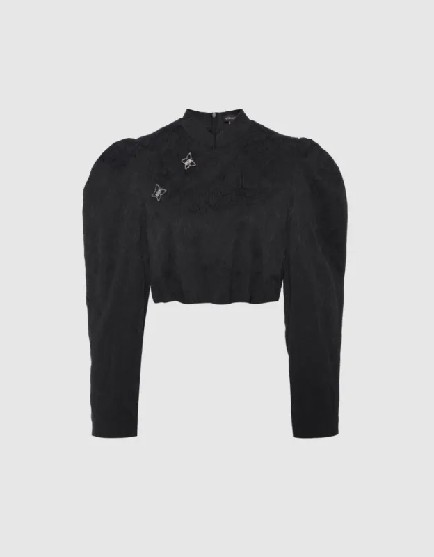 Butterfly Buckle Overhead Shirt sold by Urban Revivo